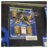 kobalt 2 way water shutoff quick connect kit