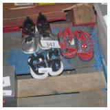 3 pair of kids shoes asst sizes