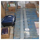 2 bundles of metal shelving brackets