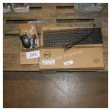 NEW 2 dell keyboards & 2 mouse