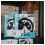 2 jlab studio wired headphones
