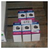 5 mate black schlage non turning knobs