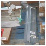 2 bundles of metal shelving brackets