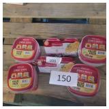 2-6pk rubbermaid containers