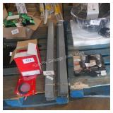 2 bundles of metal shelving brackets