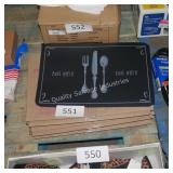 3 ctns of placemats