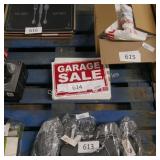 garage sale signs