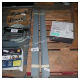 2 bundles of metal shelving brackets