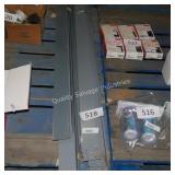 2 bundles of metal shelf brackets