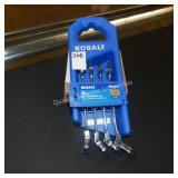 kobalt 4pc flex box wrench set (display)