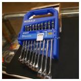 kobalt 11pc combination wrench set (display)
