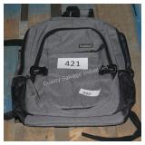gray backpack