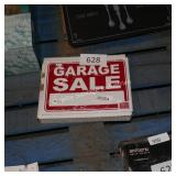 garage sale signs