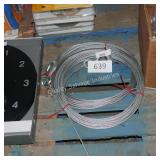 3 winch cables w hooks