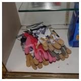 6pr sz s/m ladies gloves (display)