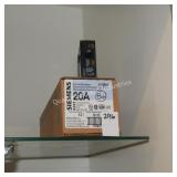 8/20amp siemans breakers (display)