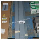 2 bundles of metal shelf brackets