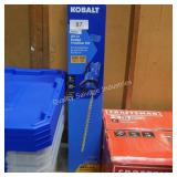kobalt 40v 24ï¿½ hedge trimmer (batt/ch in office)