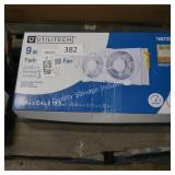 9ï¿½ twin window fan