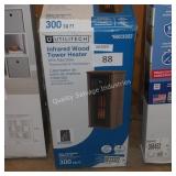 infrared wood tower heater