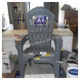 2 adirondak chairs (damaged)