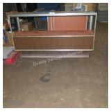 72' glass display case