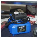 kobalt 24v max battery & charger (display)