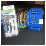 kobalt drill bit sets (display)