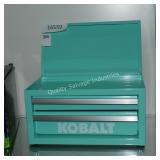 kobalt teal mini toolbox (display)