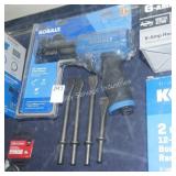 kobalt air hammer & chisels (display)