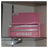 kobalt pink mini toolbox (display)