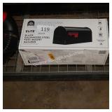 black gal. post mount mailbox