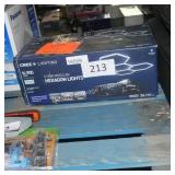 hexagon lights 26-17' bars