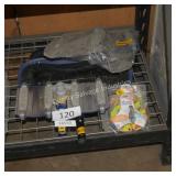 2 pool vacs, leaf basket & skipping disks