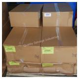 skid of commercial freezer racks