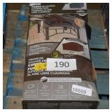 square fire pit cover