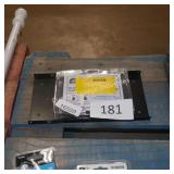 mailbox black post mount kit