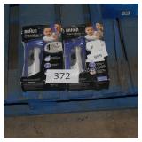 2 braun thermometers