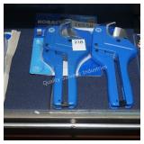 2 kobalt pvc cutters (display)