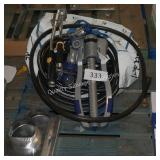 water hose and sprayers