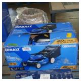 kobalt 40v push mower (ch in office)