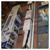 curved shower pole and flag pole