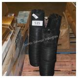 3 stacks of blk planters