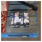 2 braun thermometers