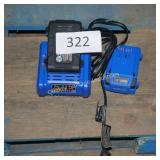 2 - 24v kobalt batt & charger (wont hold charge)