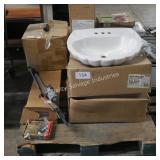 skid of misc store merch