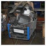 cart of asst car parts