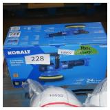 kobalt 24v  6' random polisher TOOL ONLY