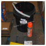 8 cans of orange marking paint