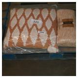 pillow and throw blanket